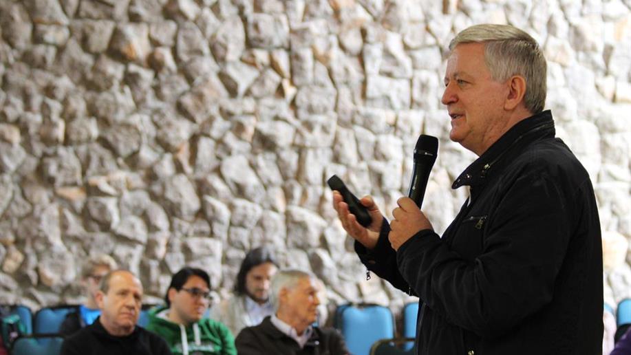 O Irmão Ernesto Sánchez está em Porto Alegre por ocasião do Programa de Formação de Líderes Maristas