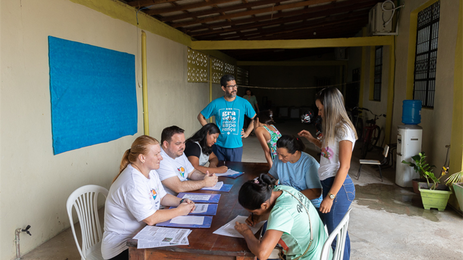 Os voluntários estarão na comunidade durante os meses de janeiro e fevereiro